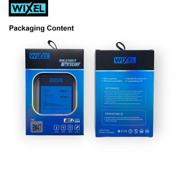 1e77- Baterai Wixel Bm47 Compatible For Xiao Redmi 3 3S 3X Pro Prime 4X Real Capacity