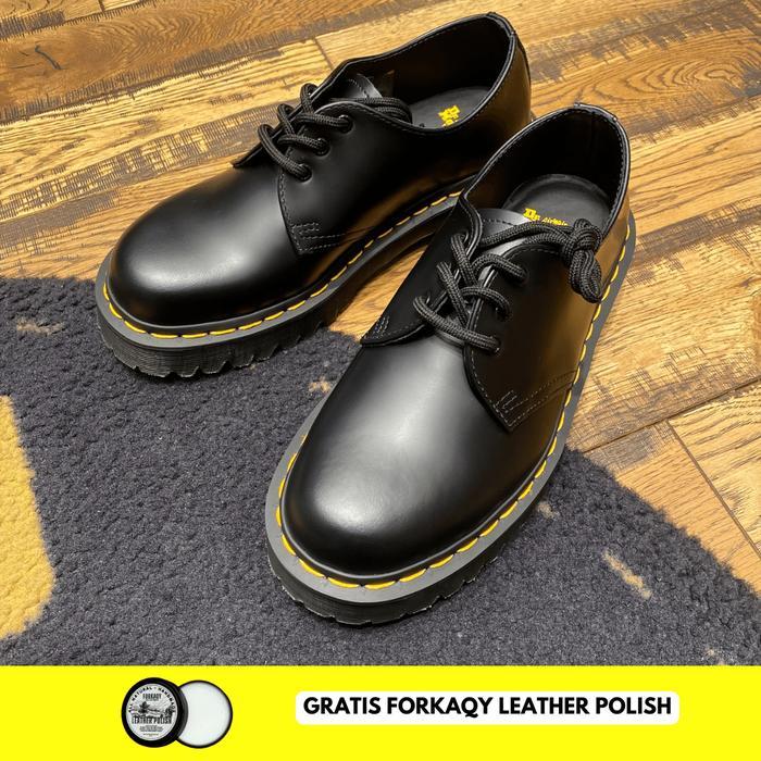 DR MARTENS 1461 BEX BLACK SMOOTH 3 EYE DOCMART