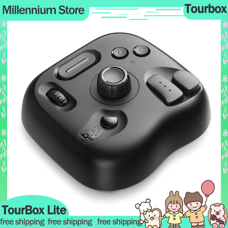 Tourbox Lite Portable Numpad Mini Wired Keypad Designer Handle Custom Lightweight Keypads For Painti