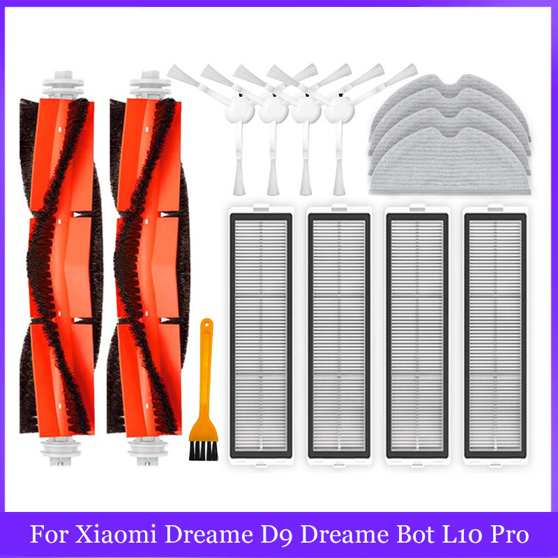 For Dreame D9 Dreame Bot L10 Pro Troer Robot Lds Finder Spare Parts Accessories Main Brush Mop Hepa