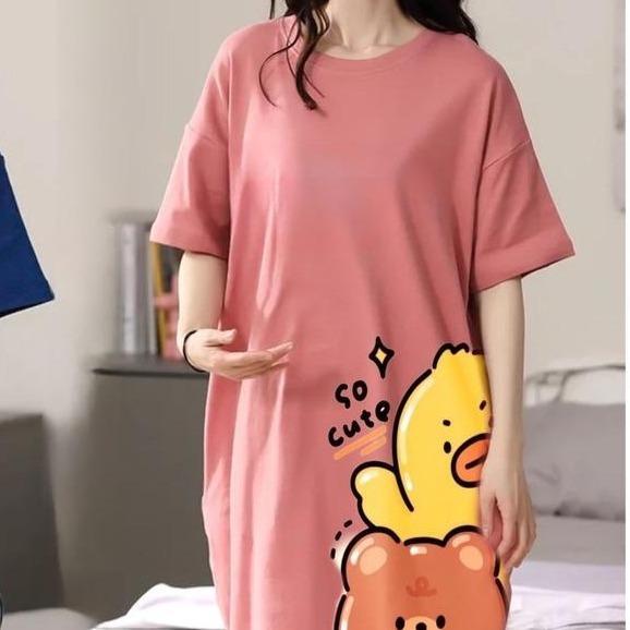 New Damai fashion jakarta long dress daster JUMBO wanita DUCK BEBEK konveksi murah tanah abang