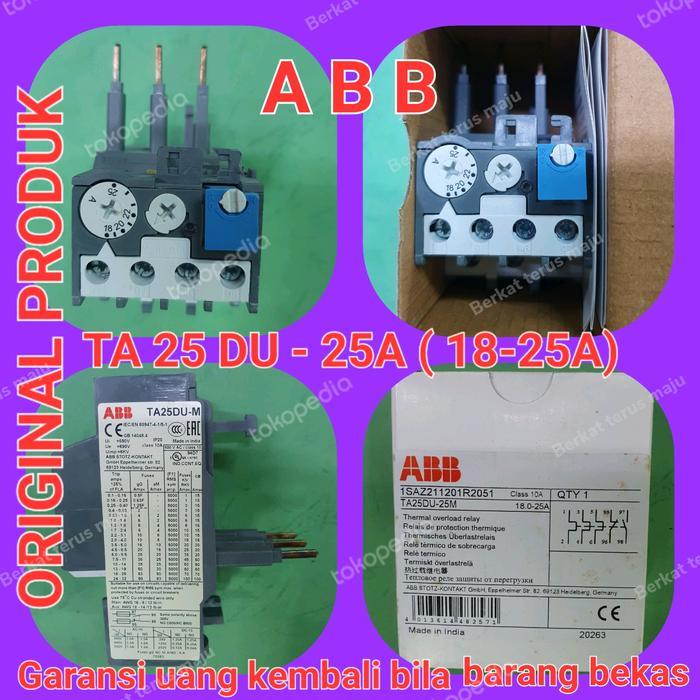 Overload ..Abb Ta25 Du 25A (18-25A)
