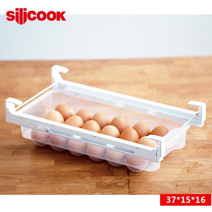 Silicook Egg Sliding Drawer (37*15*16 Cm) - Tempat Telur