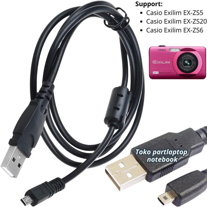 USB CABLE CHARGER CASIO EXILIM EX-ZS5 EX-ZS20 EX-ZS6 KABEL DATA