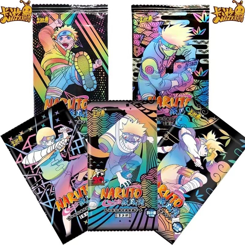 New 10packs KAYOU Naruto Card EX Version Whirlpool Naruto SP Uchiha Madara BP MR Card Collection Car