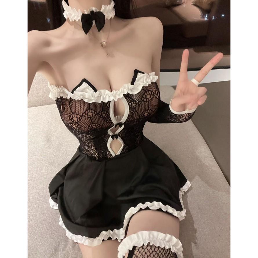 SEXY LINGERIE COSPLAY CAT BAJU KOSTUM KUCING LINGERIE WANITA 263