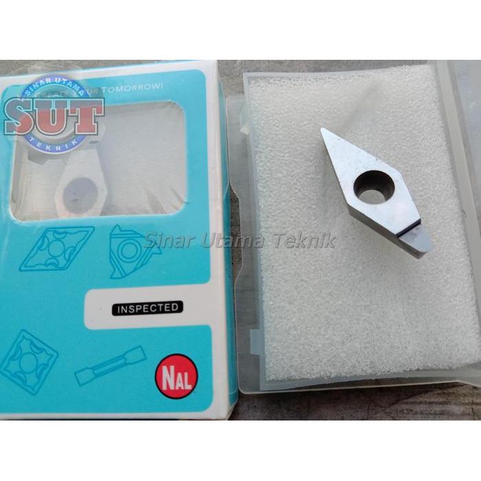 pahat bubut Alumunium kinclong VCMT 160412 PCD Insert Diamond PCD VCGT