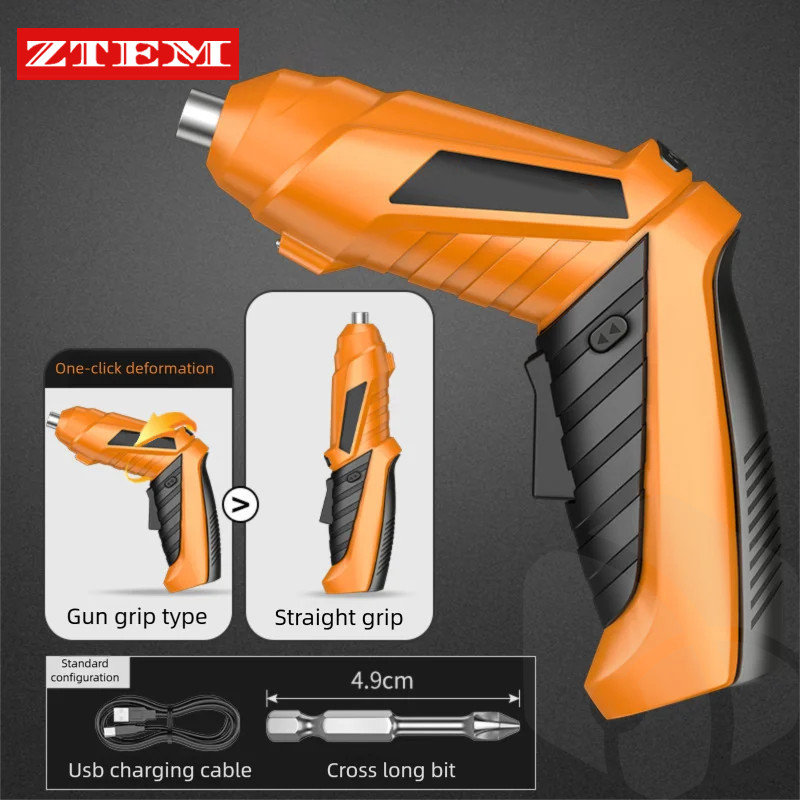 Cordless Electric Screwdriver Rechargeable Cordless Screwdriver Powerful Impact Wireless Screwdriver