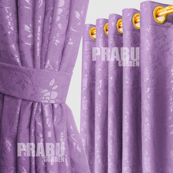 YUK DI ORDER KORDEN Gorden pintu dan jendela polos UNGU LILAC / GORDEN POLOS polos embos gorden