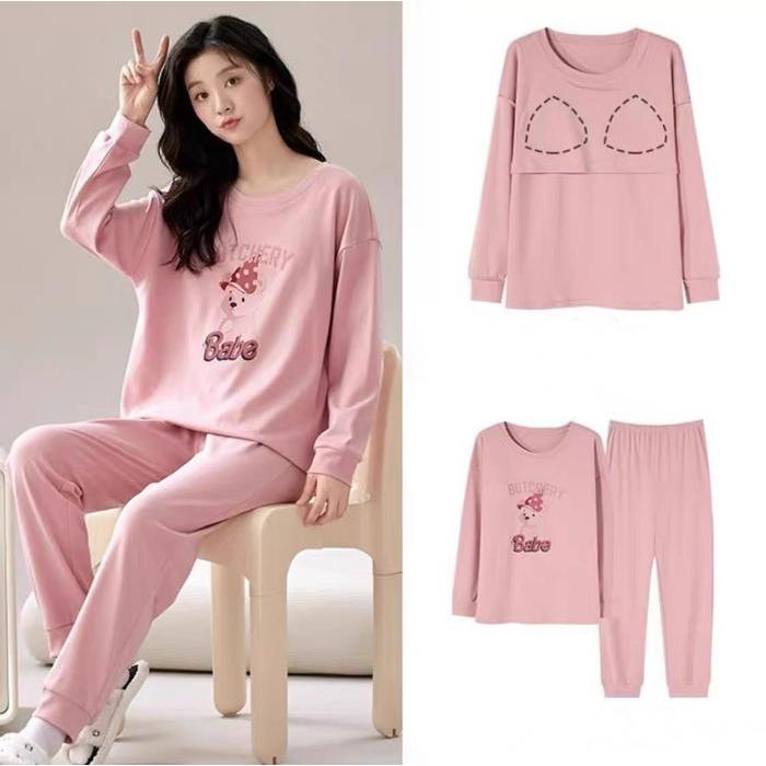 Santaibju- Jc- Stelan Oversize Jogger Pp / Piyama Oversizee Import / Piyama Wanita Korean Style Kaos