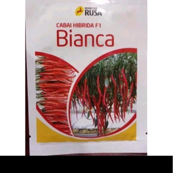 Chantelna_ Benih Bibit Cabe Keriting Bianca F1 Isi 10 Gram Orijinal