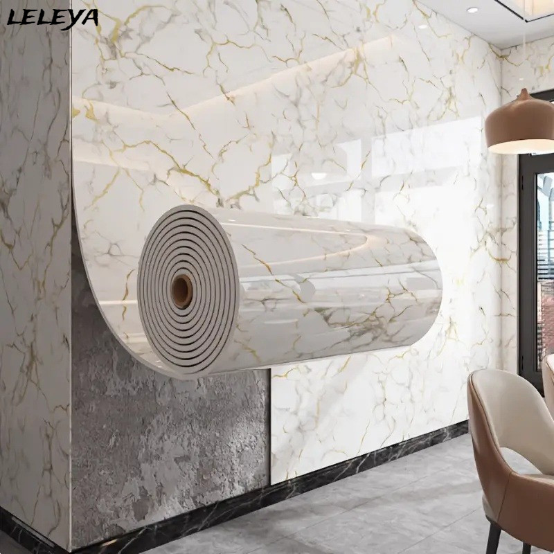 Marble alternative for walls flooring vinyl self-adhesive wallpaper home decorative wall decals