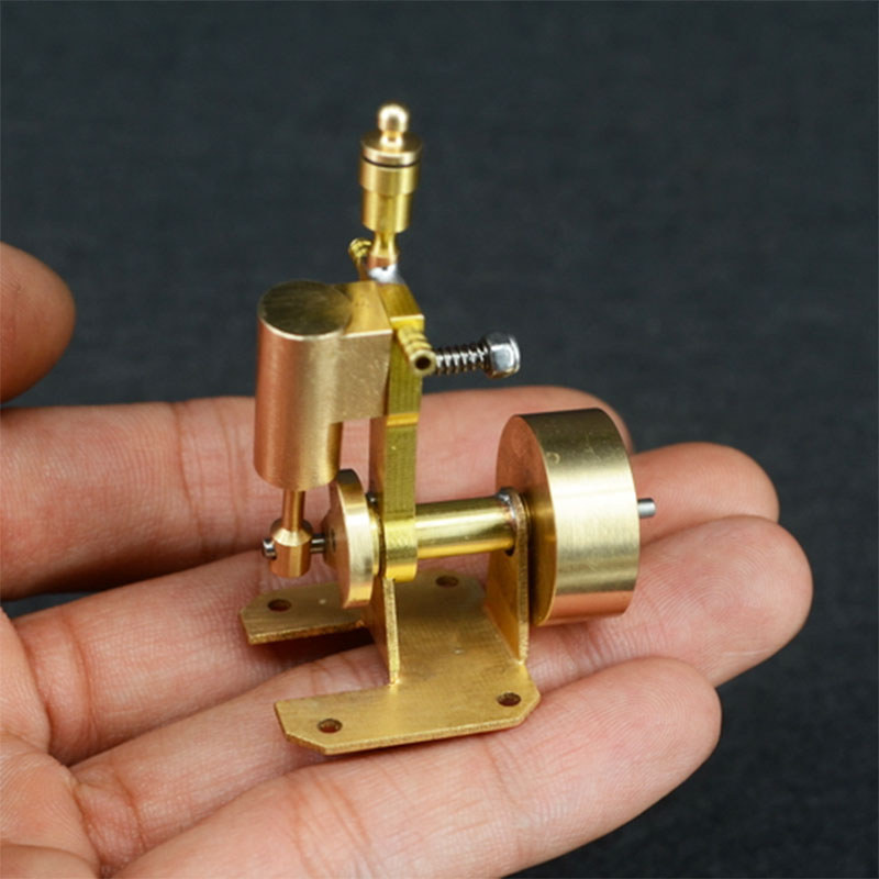 M55 Single Cylinder Mini Steam Engine Full Copper Engine Toy
