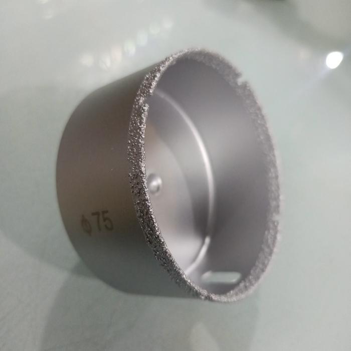 Terbaik Mata Bor Coring Segmen Semprot Untuk Batu Alam, Marmer, Granite 75Mm Terlariss 