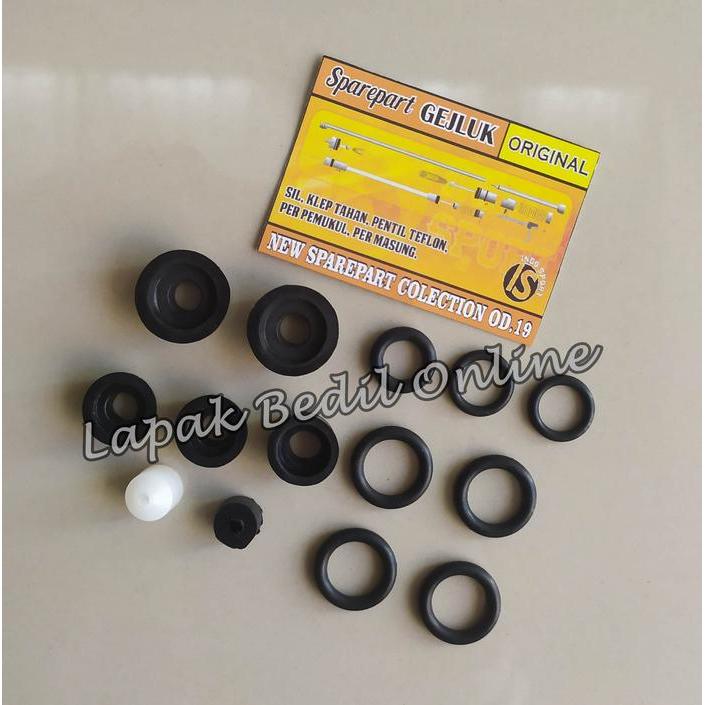 New Sil dan Klep + Grendel SET Gejluk Untuk OD 19mm Chamber Putus