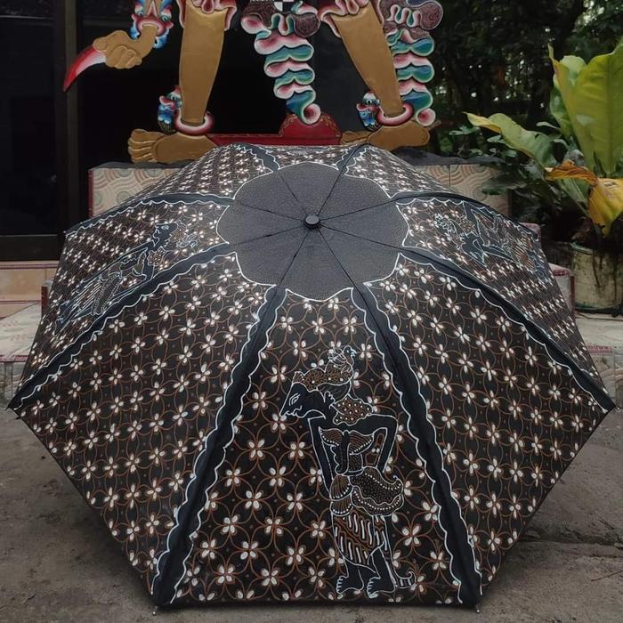 Payung Lipat motif Batik Tulis