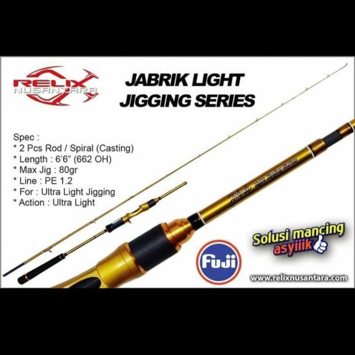Joran Jabrik 1.2 OH Light Jigging Relix Nusantara