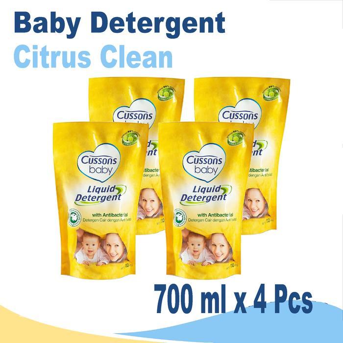 Best Seller  Cussons Baby Liquid Detergent Antibacterial 700 Ml X 4 Pcs