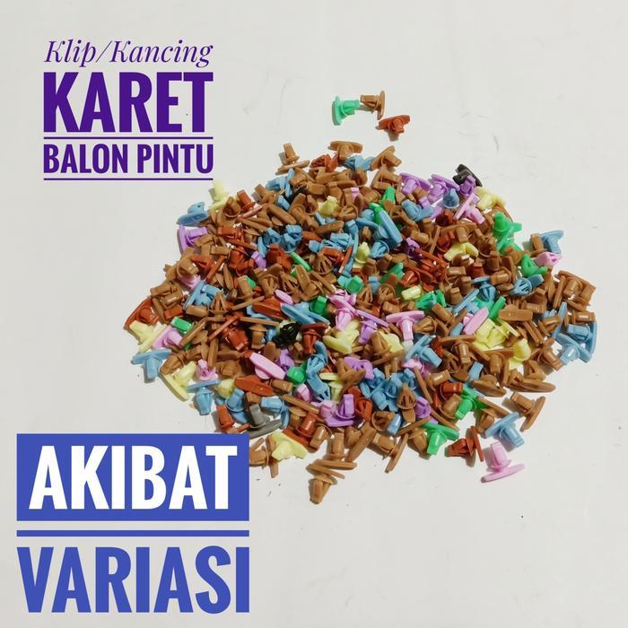 Klip Karet Balon Pintu Mobil Kancing Balon Pintu Mobil Universal