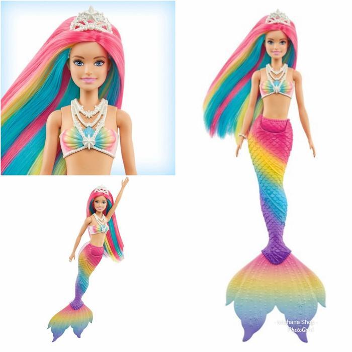 Boneka Barbie Mattel Dreamtopia Color Change Mermaid Putri Duyung