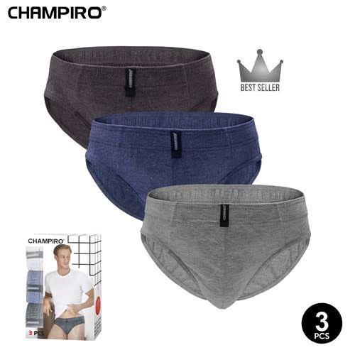 3pcs Celana dalam Champiro / Champiro celana dalam cowok / Daleman cowok champiro / Daleman cowok