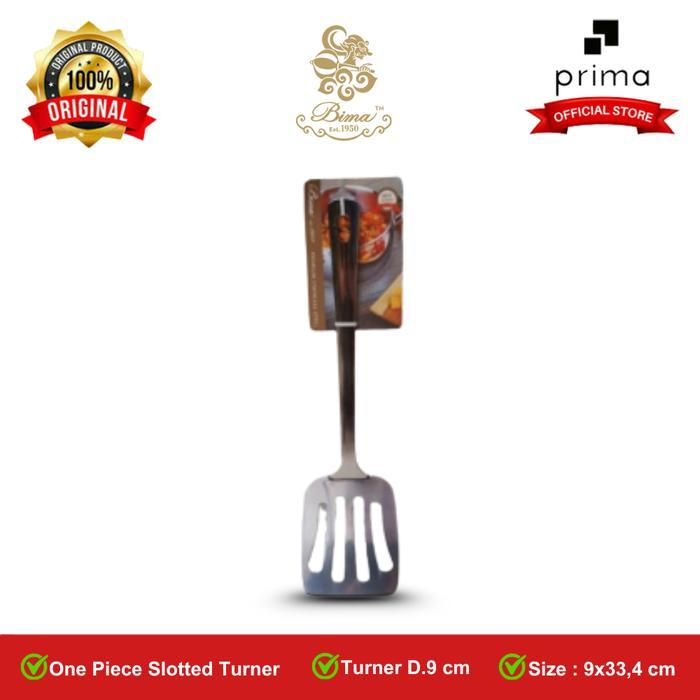 Spatula Bima One Piece Slotted Turner D 9 cm - Bima Chef BP0112508NP