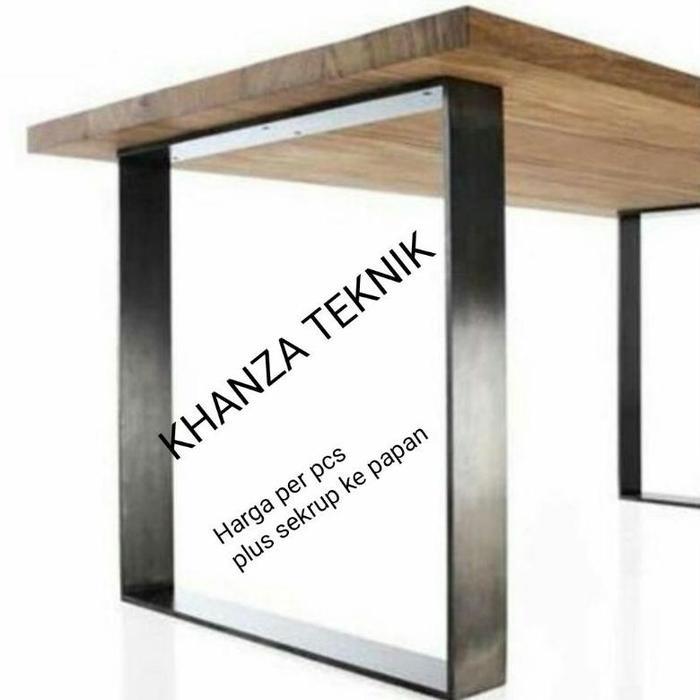 Kaki Meja Full Plat/ Kaki Meja Besi