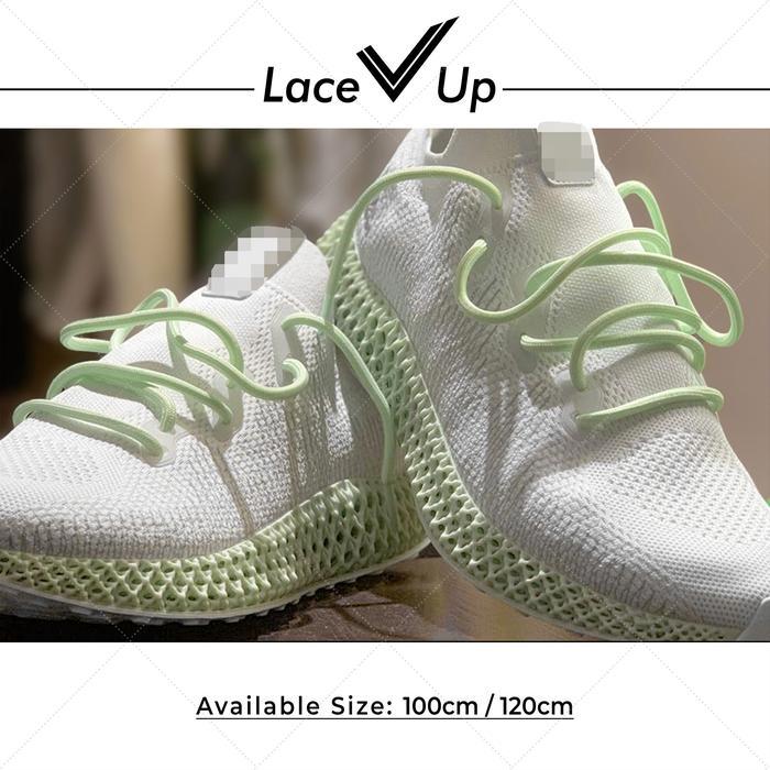 Tali Sepatu Aero Green Alphaedge 4D, Zx4000 Shoelaces 3M Flat Reflective Best Quality Asli 100%