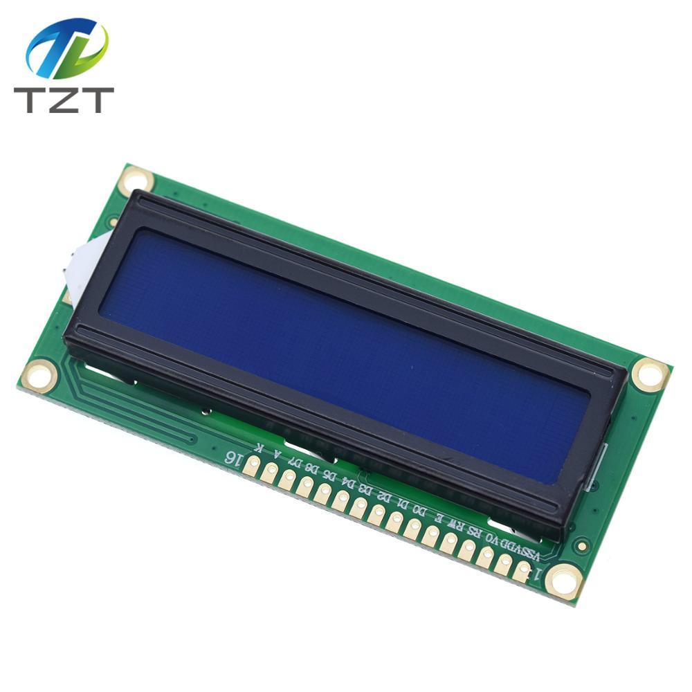 Diytzt Lcd1602 1602 Module Blue Green Screen 16X2 Character Lcd Display Module Hd44780 Controller