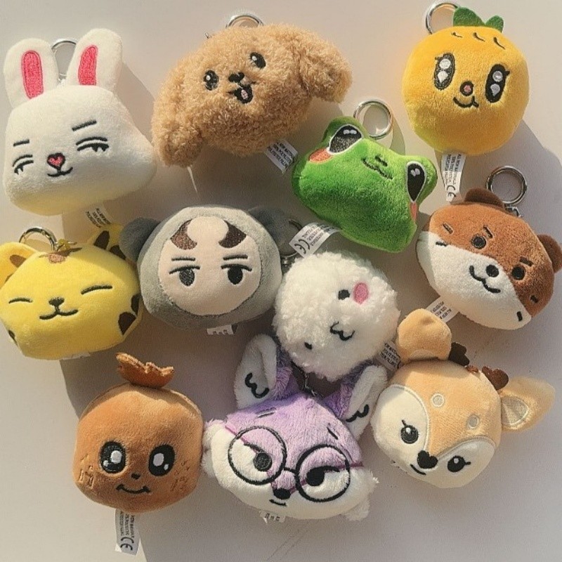 SKZOO Kpop Miniteen Cartoon Character Plush Doll Pendant Keychain SEVENTEEN miniteen For Fans Gifts