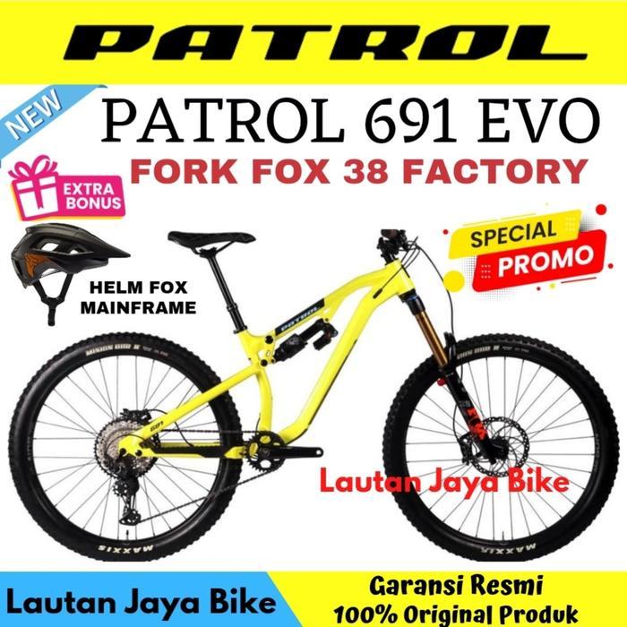 Ready Sepeda Mtb Patrol 691 Evo S-Spec 2021 Sinist Black Size S