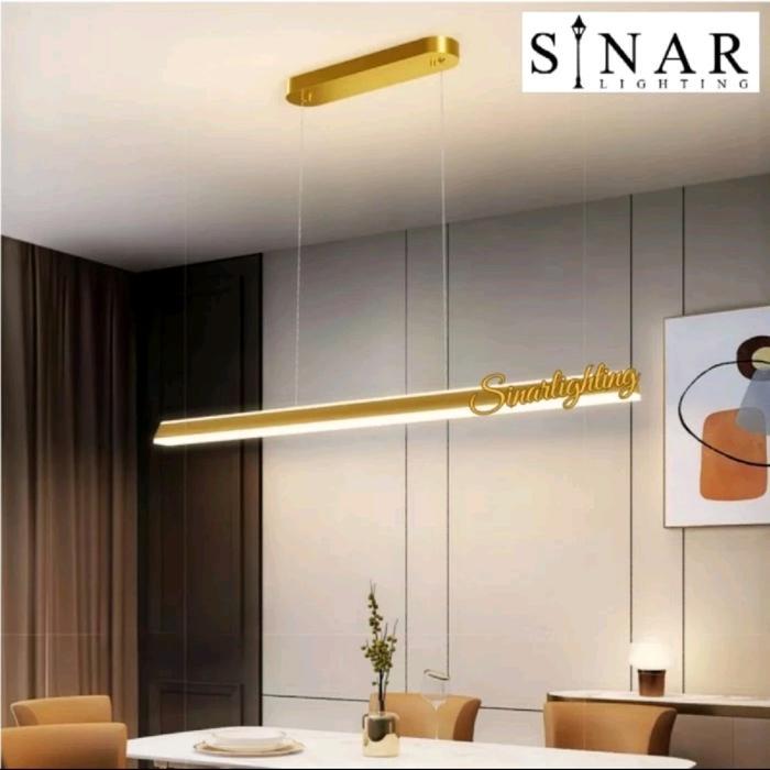 Lampu Gantung Gold Minimalis Meja Makan 5661