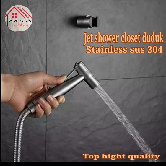 Jet shower closet /shower cebok stainless sus 304 anti karat dan patah