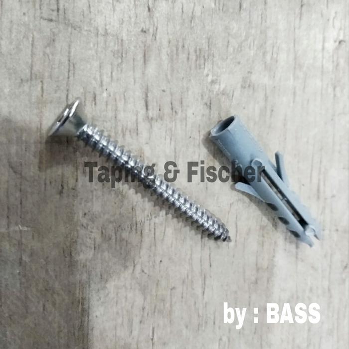 Baut Skrup Staping dan Fisher S6 Skrup Satu Set / Satu Pasang