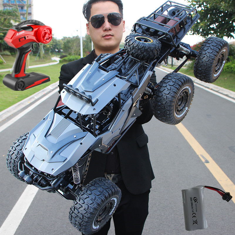 1:6 Oversized Size 4Wd Rc Car 70Cm 6 Wheel Rc Truck Body Remote Control Offroad 4X4 Vehicles