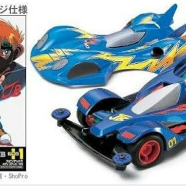 TAMIYA MINI 4WD SPECIAL KIT PROTO SABER JB PLUS BODY SPIN AXE