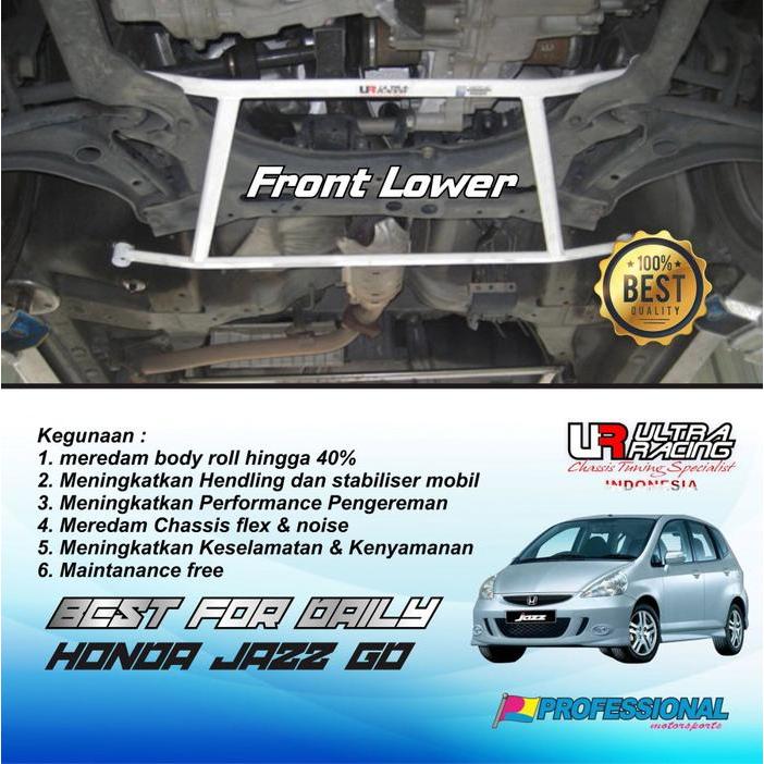 Aksesoris Stabiliser Strutbar Ultra Racing Front Llower H. Jazz GD GD3
