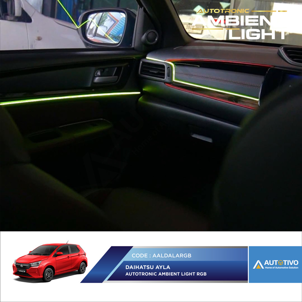 Ambient Light RGB Ayla Lampu Mobil interior Universal