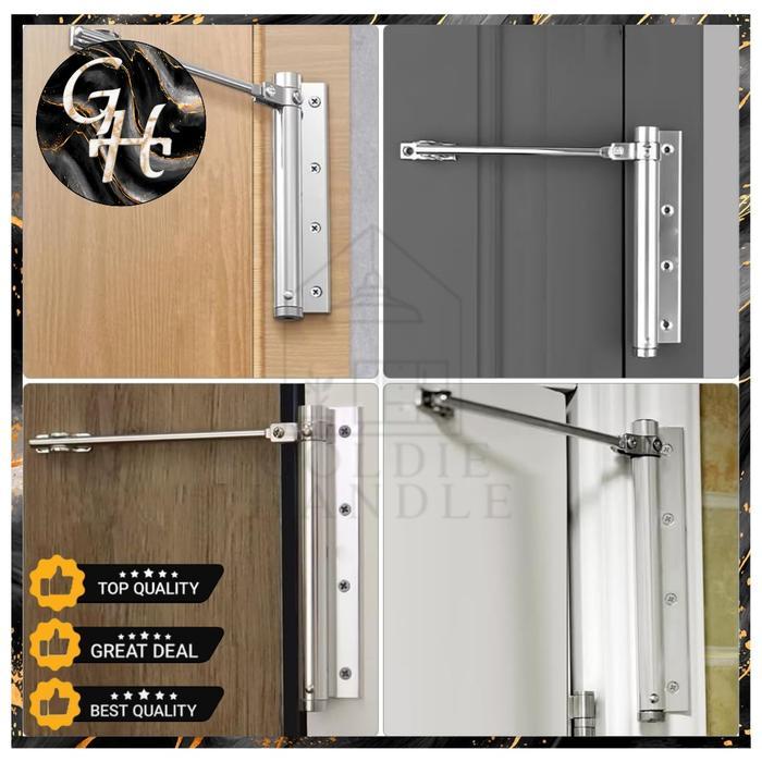 Penutup Pintu Otomatis Engsel Pintu Per Stang Door Closer Aluminium Door Closer Pintu Household
