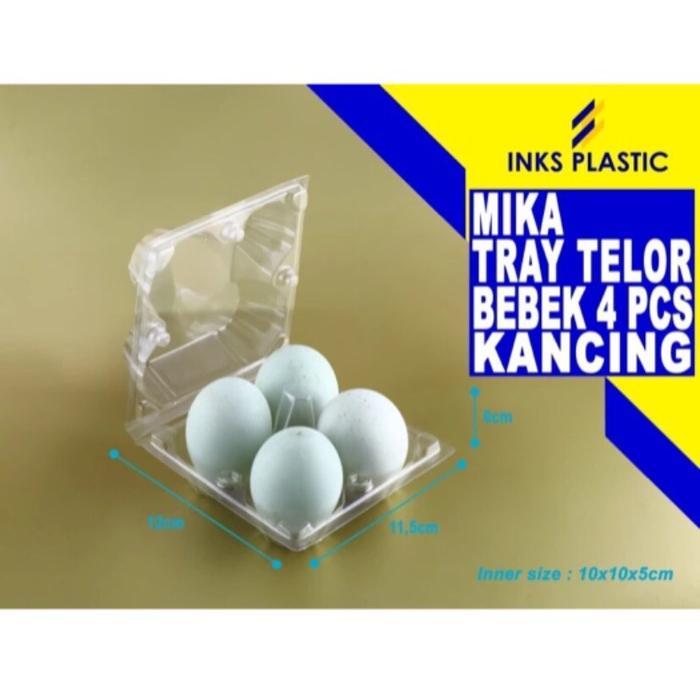 doni- Mika Tray Telur Bebek Tray Telur Isi 4 Kancing