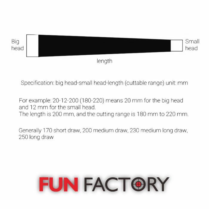 Original Cutting Template - Template Potong Karet Flat Band Ketapel Kode 578