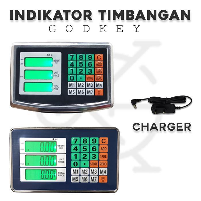 Indikator Kepala Timbangan Digital Timbangan Duduk Elektronik Charger