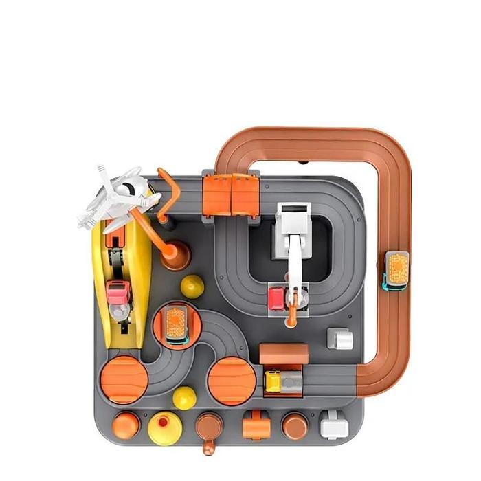 [Capt] Mainan Mobil Mobilan Anak Dewasa Mesin Plastik Manual Permainan Game Rel Petualangan Mobil