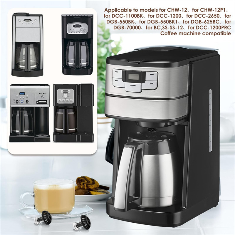 Abrg-4 Pcs Coffee Maker Brew Basket Bottom Stopper Replacement With Spring For Cuisinart