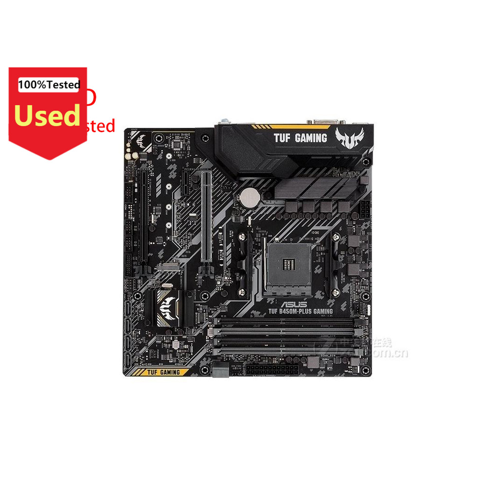 Motherboard TUF B450M-PLUS GAMING Motherboard Socket AM4 DDR4 B450M B450 Desktop Mainboard Used