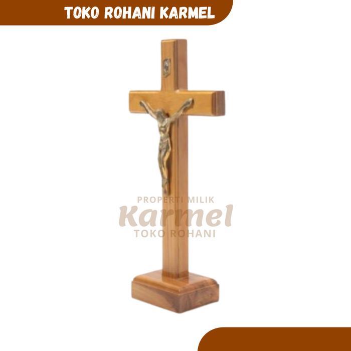 Paket Misa Online / Salib Duduk Katolik / Patung Yesus / Lilin Doa Katolik / Salib Patung Yesus /