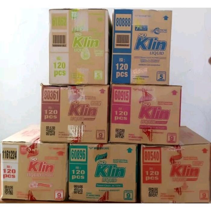 Top Soklin Cair Sachet 500an 1 Dus (120 Sachet)