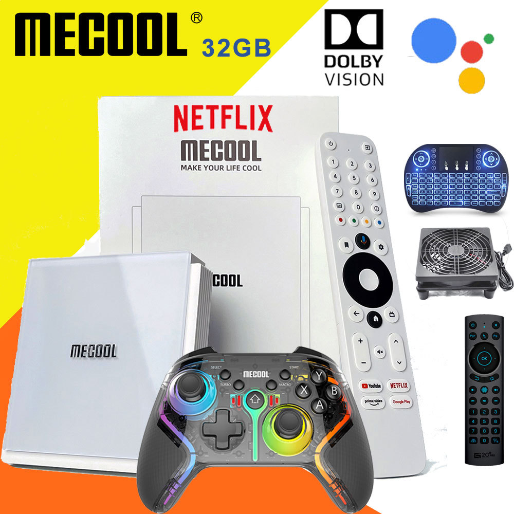 Mecool Km2 Plus Deluxe Android 11 Certified Tv Box Google Tv Dolby Vision Atmos 4Gb Ddr4 32Gb 1000M