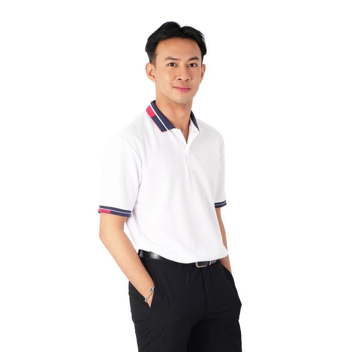 ta5x- Poshboy Polo Shirt Pria Warna Merah - Kaos Polo Pria Lengan Pendek Bahan Premium