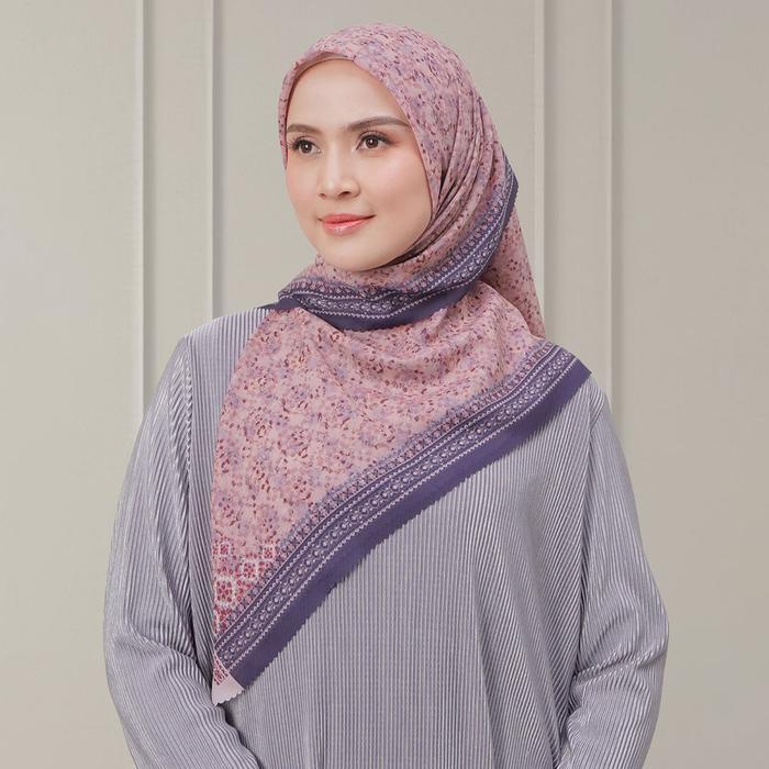 DOA - Humaira Scarf - Rosy Pink - hijab Segi Empat